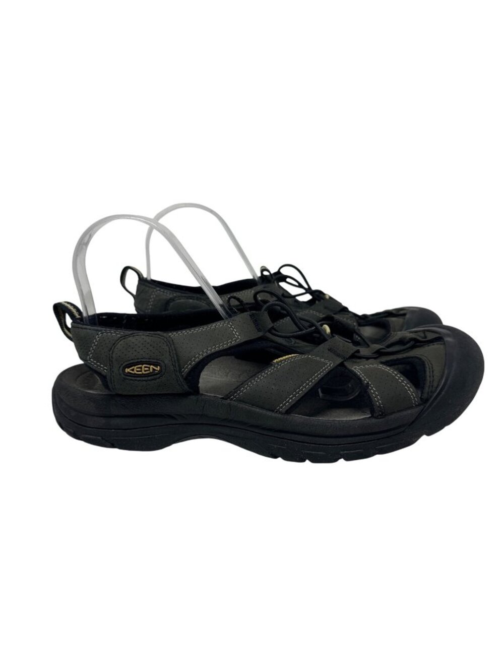 Keen Men's Venice Water Sandal Shoes Black Waterproof Hiking Cap Toe Size 11